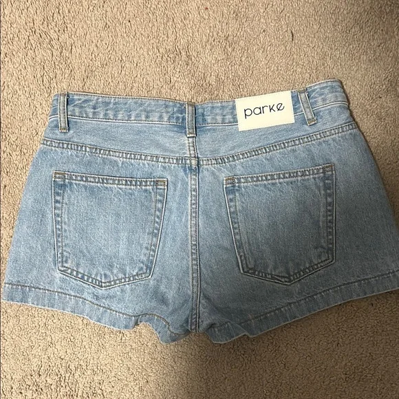 Parke Low rise denim shorts - Picture 3 of 3